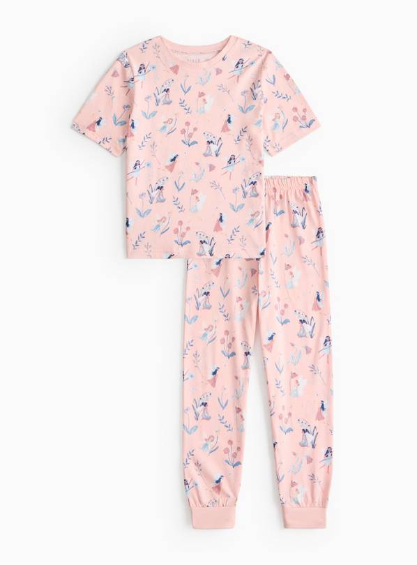 Pink Floral Fairy Printed Pyjamas 1-2 years